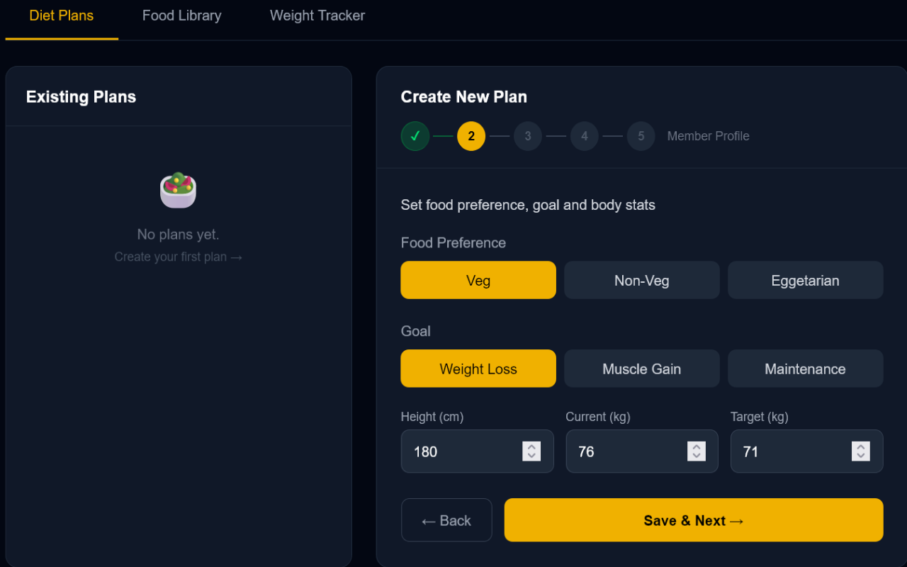GymSetu AI Nutrition